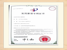 Warm module patent certificate